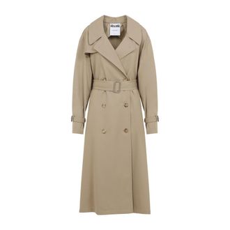 Moschino Beige Cotton Nylon Coat