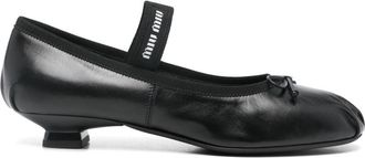 Miu Miu Black Leather Pumps
