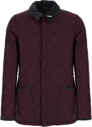 Barbour Maroon Shirt Collar Jacket