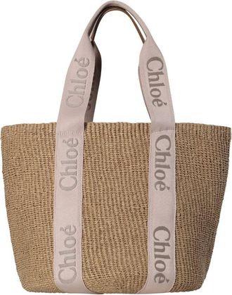Chlo&eacute; Woody Large Basket Tote Bag
