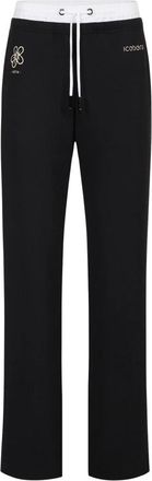 Iceberg Wijde Scuba Broek - Dames - Sweatpants - Zwart - M - Broeken