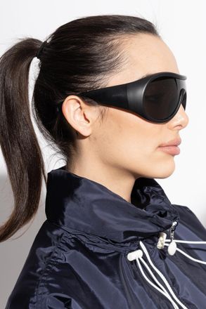 Moncler Cloche Sunglasses, Unisex, Black