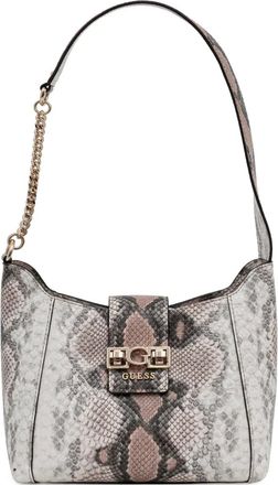 Guess Co Borsa tote con effetto pelle di serpente - Toni neutri