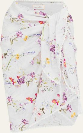 Aqua Blu Australia Linen Pareo Coverup