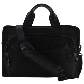 Tumi Black Nylon Canvas Briefcase (Pre-Owned)