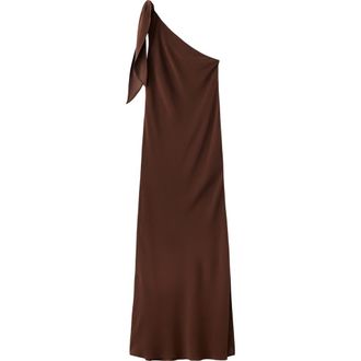 Mango Asymmetric A-Line Dress in Burnt Orange at Nordstrom Rack, Size 6