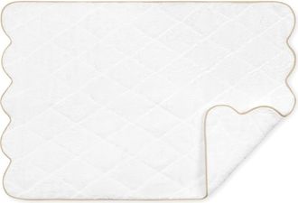 Matouk Cairo Scallop Quilted Tub Mat in Sand at Nordstrom