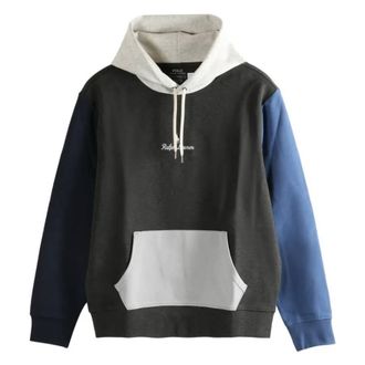 Polo Ralph Lauren Color-Blocked Double-Knit Hoodie, Size X-Large