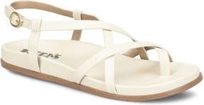 Korks Arica Toe Loop Sandal in Cream at Nordstrom Rack, Size 10