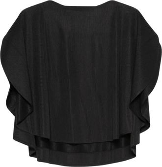 Issey Miyake A-Poc Slice Top - Dames - Tops zonder mouwen - Zwart - ONE Size - Polyester - Tops