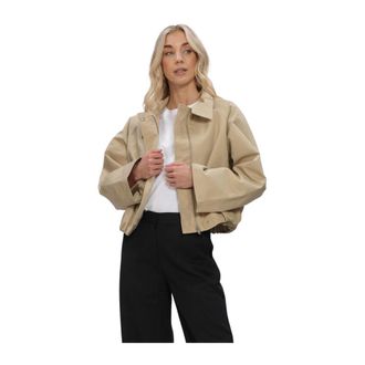 Envii Ensigrid Jacket 6988 - Dames - Jassen - Beige - Maat: XL Katoen