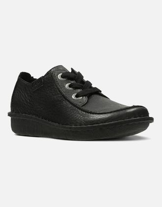 Clarks Womens Clark Funny Dream in Black leather - Size: 4.5/D regular