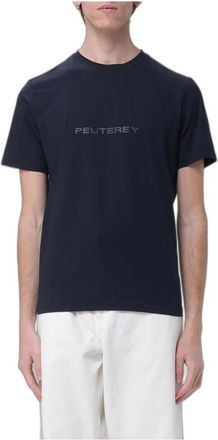Peuterey New Otago T-Shirt - Heren - Tops - Blauw - Maat: M Katoen