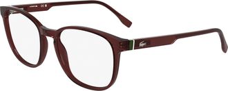 Lacoste Frame L2975 N 601 TRANSPARENT BURGUNDY 54/18/145 Mens