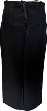 Joseph Scuba Jasper Skirt in Black Polyamide