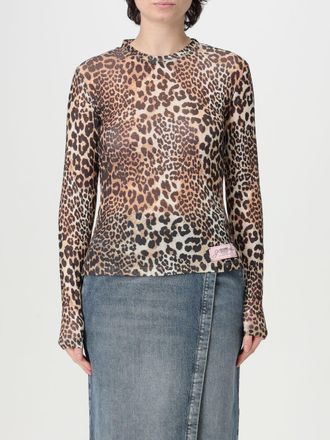 Ganni Top animalier Ganni in poliestere riciclato