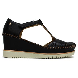 Pikolinos Aguadulce W3Z-1991 Leather Womens Comfort Sandals - Black - Size:UK 4-4.5