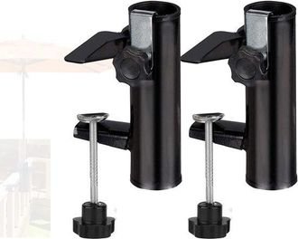 OEM 2 Piezas, Abrazadera Para Sombrilla, Soporte Para Sombrilla Resistente, Abrazadera Para Sombrilla De Balc&oacute;n, Abrazadera Para Sombrilla De Balc&oacute;n