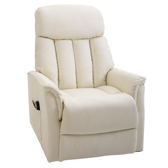 HOMCOM Homcom - Poltrona Relax Alzapersone Reclinabile Con Telecomando E Poggiapiedi