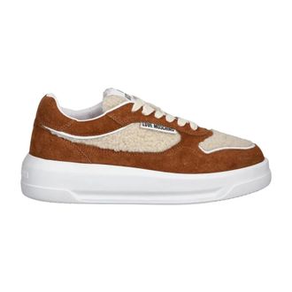 Love Moschino Schoenen, Dames, Bruin, 40 EU, Su&egrave;de, Sneakers