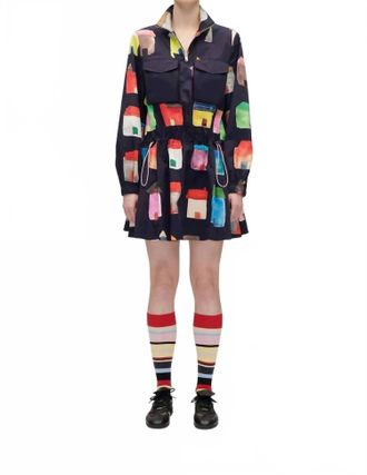 Stine Goya Pullover Parka Dress In Refugios