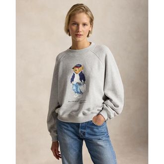 Ralph Lauren Sweater met ronde hals en teddybeer
