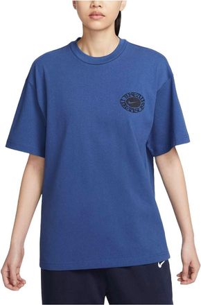 Nike Embroidery Logo T-Shirt Asia Sizing Blue FZ7621-486