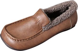 Generic Boot Shoes for Women Uk Warm Boots Soft and Comfortable Can Adapt To The Cold and Harsh Environment Chunky Platform Boots (Coffee, 3.5)