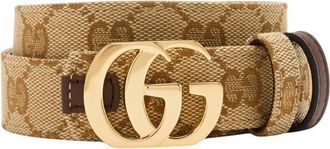 Gucci Beige GG Buckle Belt
