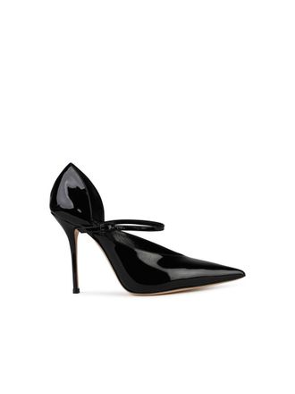 Casadei Scarlet Black Shiny Leather Pumps