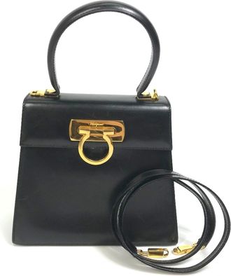Ferragamo Leather Shoulder Bag (Pre-Owned)