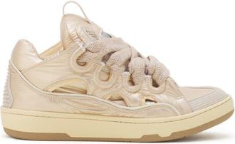 Lanvin Curb Sneakers In Nylon in Pale Yellow at Nordstrom, Size 40