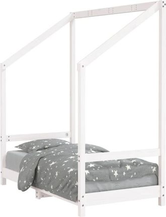 vidaXL Vidaxl - Estructura De Cama Para Ni&ntilde;os Madera De Pino Blanco 70x140 Cm