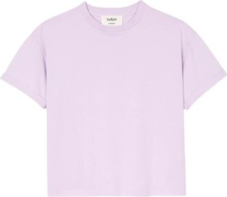 BA&SH Rosie T-shirt - Dames - T-shirts - Paars - XS - Katoen - Tops