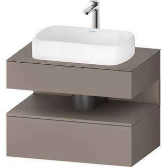 Duravit Duravit - Qatego Consola Mueble Bajo Lavabo, 1 Extra&iacute;ble, 1 Caj&oacute;n