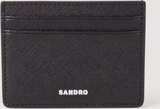 Sandro Reconstituted leather cardholder