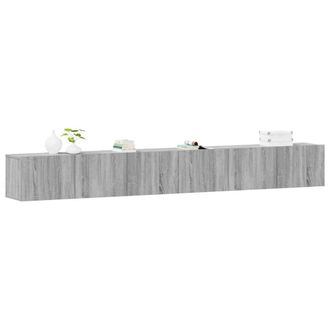 Berkfield Home Classic 3 Piece TV Cabinet Set Grey Sonoma Engineered Wood