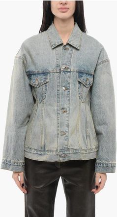 Balenciaga GARDE-ROBE Denim Jacket With Washed Effect size 38