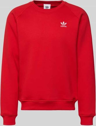 adidas Originals Sweatshirt mit Logo und Rundhalsausschnitt in Rot, Größe XXL