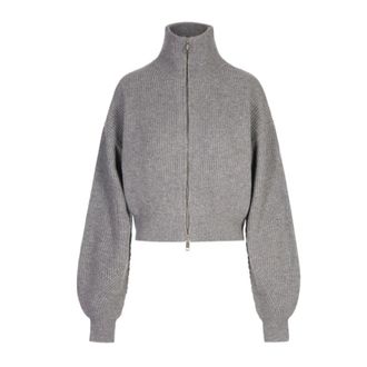 Sportmax Dames, Truien, Grijs, Maat: M