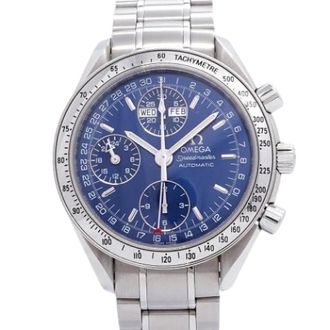 Omega Pre-owned Vintage Polshorloge - Heren - Pre-owned - Blauw - Maat: ONE Size