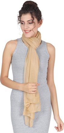 World of Shawls Scarf Wrap for Wedding Evening Shawl Glitter Sheer Bridal Womens Scarves for Prom, Party (Dark Gold)