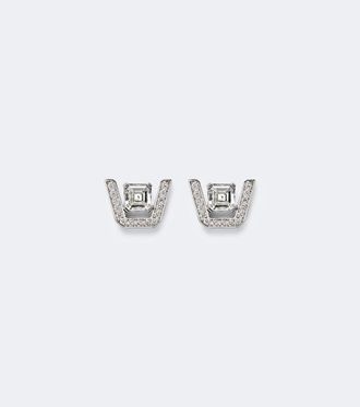 Bucherer Skyline 18kt white gold earrings with diamonds