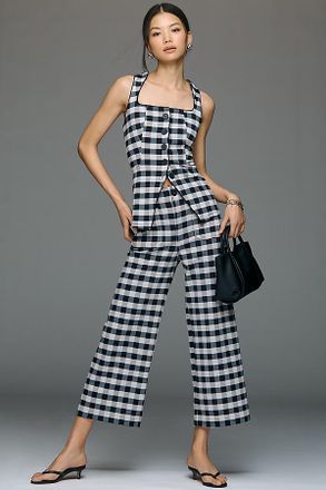 Maeve The Colette Knit Crop Printed Pants by Maeve