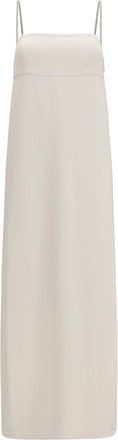 Brunello Cucinelli White Acetate Casual Womens Dress