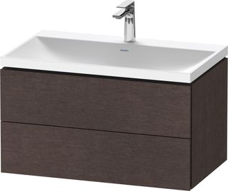Duravit Duravit L-cube Conjunto En C Suspendido, 2 Cajones, Sin