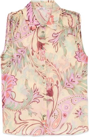 Oltre Dames, Blouses & Shirts, Roze, Maat: 4XL
