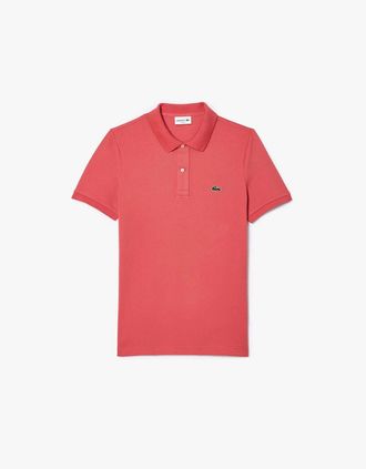 Lacoste Mens Slim-Fit Piqué Polo Shirt - Red - Size: 36
