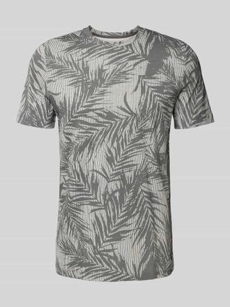 s.Oliver Red Label Regular Fit T-Shirt aus reiner Baumwolle in Mittelgrau, Gr&ouml;&szlig;e XXL