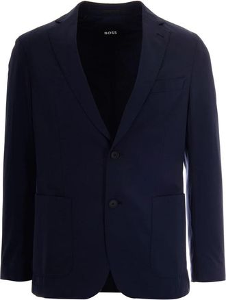 HUGO BOSS Slim Fit Blazer - Heren - Blazers - Blauw - L - Jassen